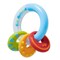 HABA Color Burst Silicone Teethers for Babies 6-18 Months - Rattle & Grasping Toy for Safe Sensory Development - Dishwasher Safe Baby Essentials
